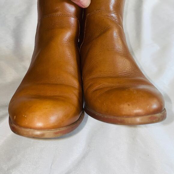 Franco Sarto Leather Slip-On Ankle Bootie "Rosie" - Women's Size 7.5 M - Picture 6 of 12